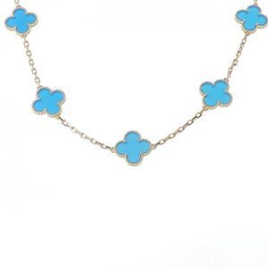 Van Cleef & Arpels Vintage Alhambra 10 Motif Necklace